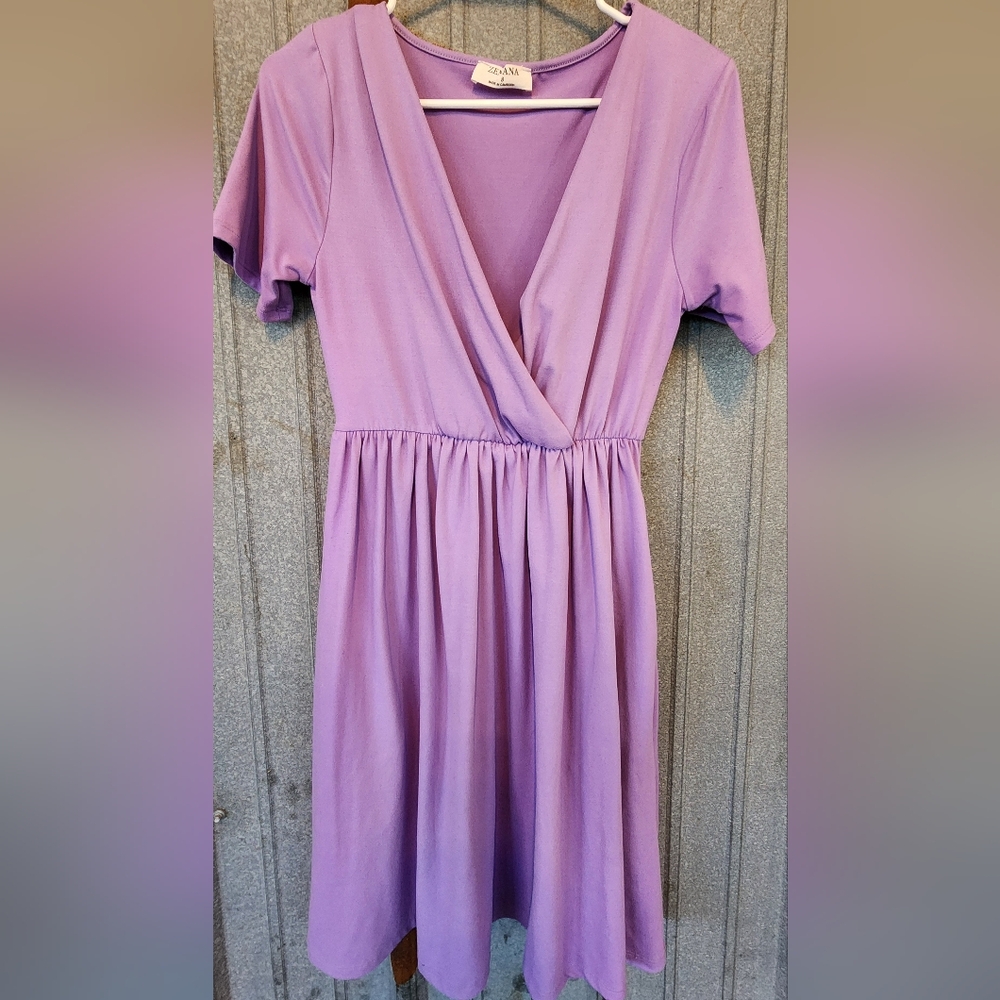 Zenana Purple Dress